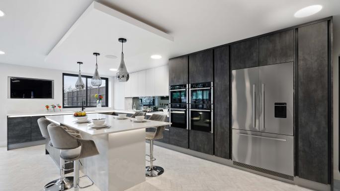 Grey Kitchens - Slate and Light Grey