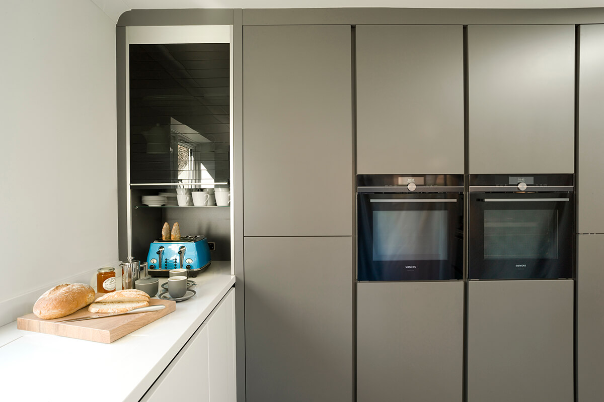 Clever concealed kitchen storage