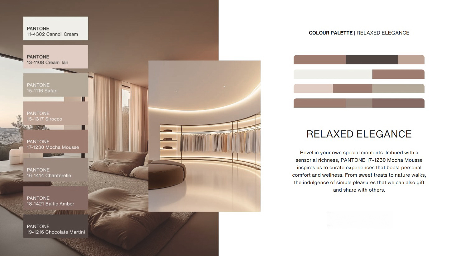 Pantone Colour of the Year 2025 -Mocha Mousse