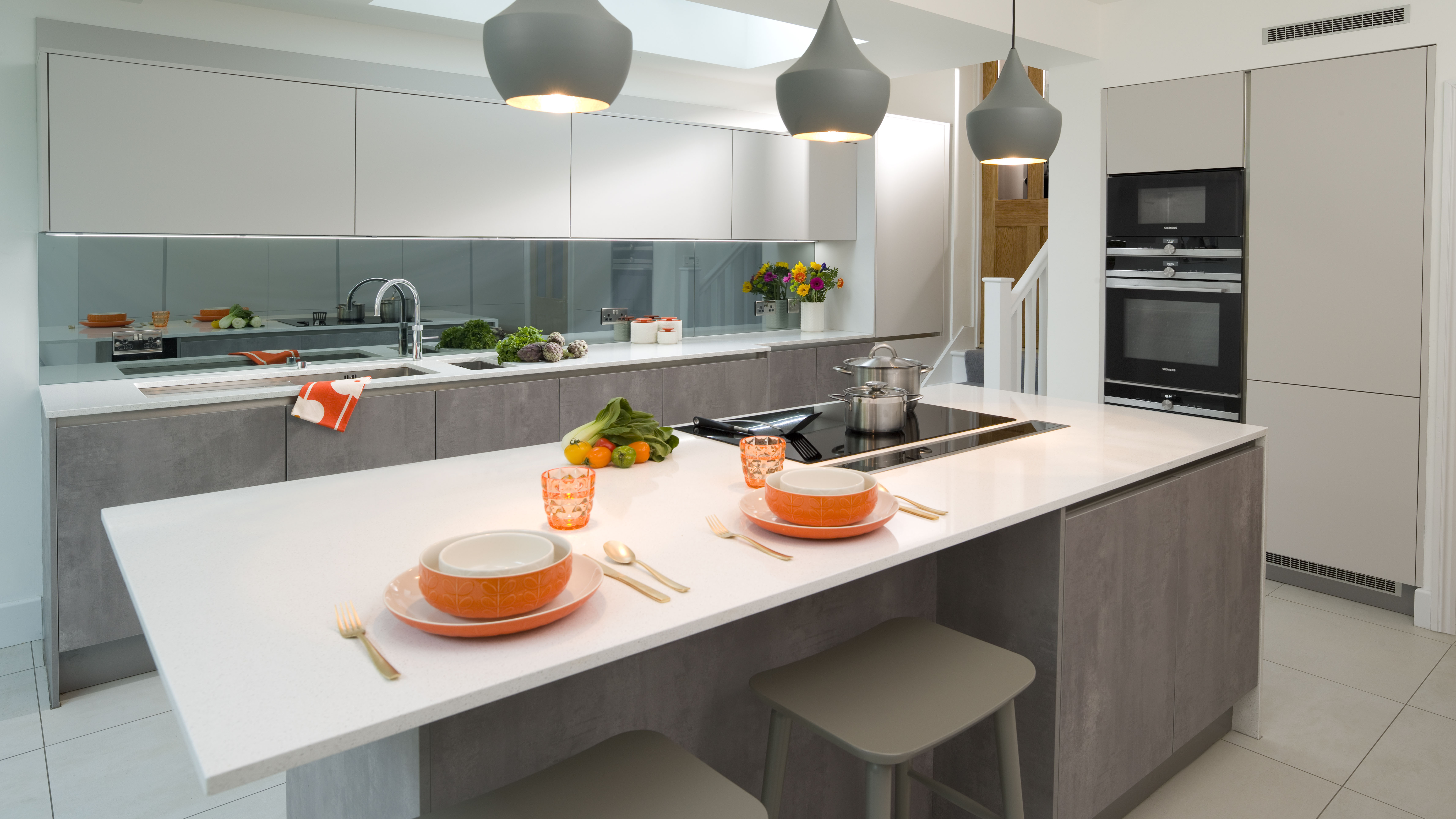 Concrete & Taupe Laminate