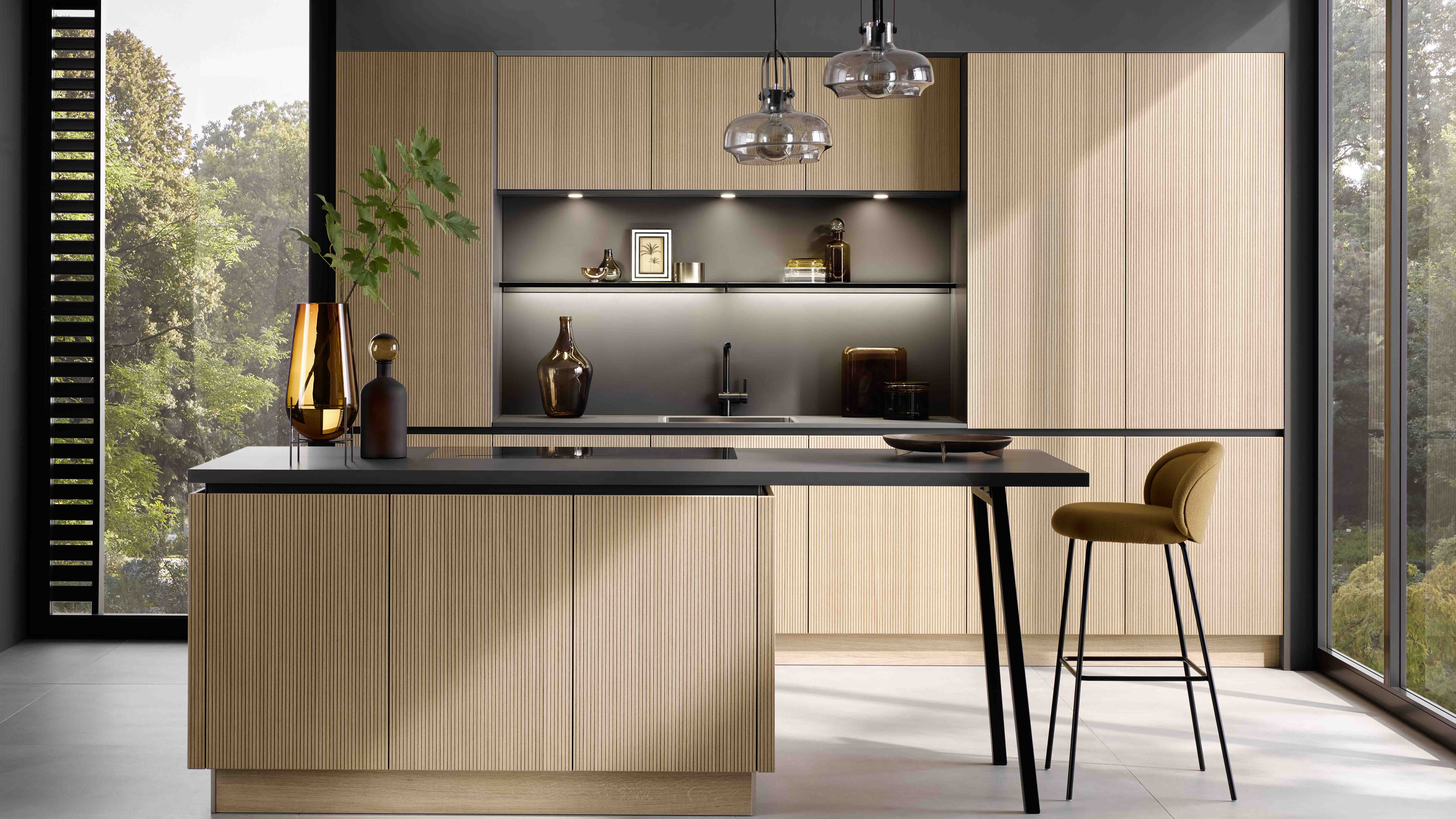 Grooved Light Oak